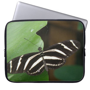 Hübscher Zebra-Langwing-Butterfly Laptop-Schlauch Laptopschutzhülle