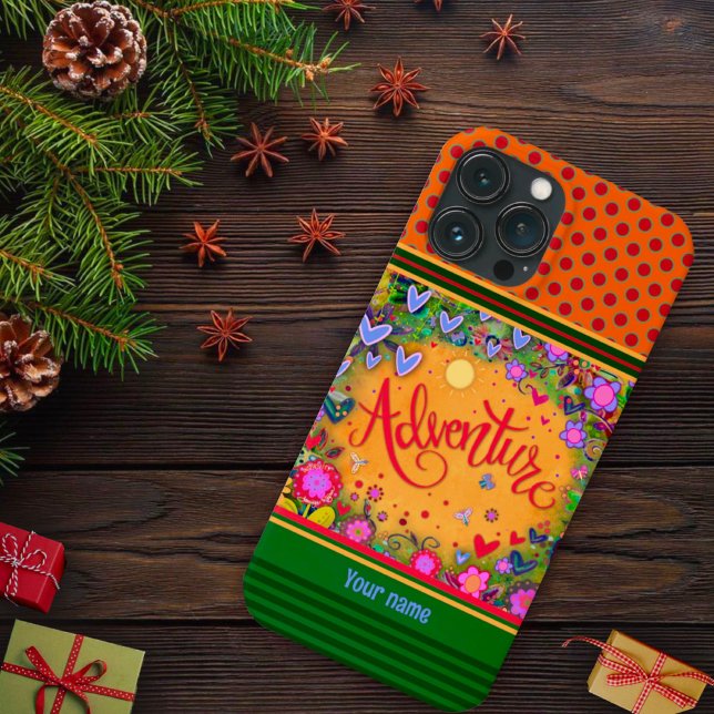 Hübsches Abenteuer mit Flora Inspirivity Name Herz Case-Mate iPhone Hülle (Von Creator hochgeladen)