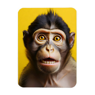 Hübsches Affenportrait Magnet