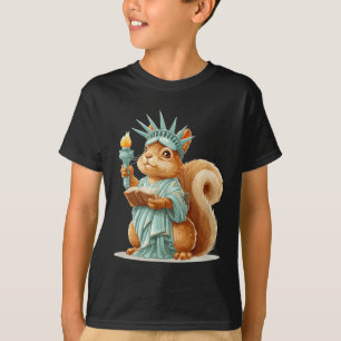 Hübsches amerikanisches Eichhörnchenkostüm für Erw T-Shirt