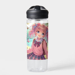 Hübsches Anime-Girl Trinkflasche