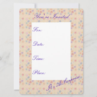 Hübsches Aprikosenpapier - Einladung