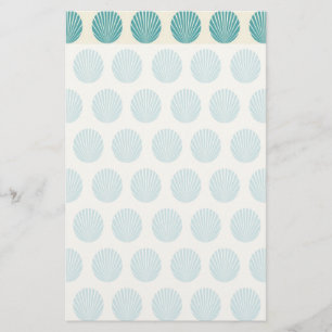 Hübsches Aqua-aquamarine blaue Briefpapier