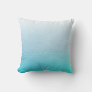 Hübsches Aqua-Blau-Verlauf-Wurfkissen Kissen