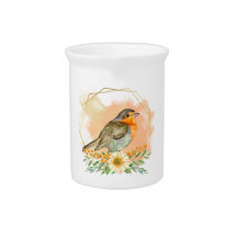 Hübsches Aquarell und Wildblumen
