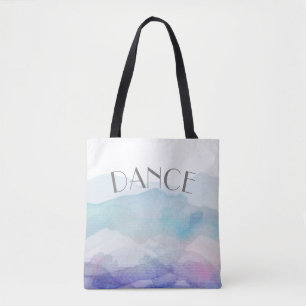 hübsches Aquarellblau und lila Tanz