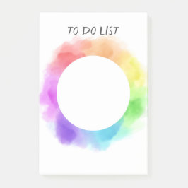 hübsches Aquarelldesign - Sonderanweisung Post-it Klebezettel