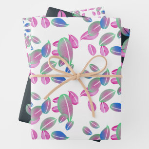 Hübsches, aus Petalen bestehendes Umschlagpapier Geschenkpapier Set