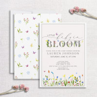 Hübsches Baby in Bloom Wildblume Girl Babydusche I