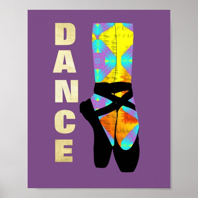 Hübsches Ballet für moderne Kunst Poster (Vorne)