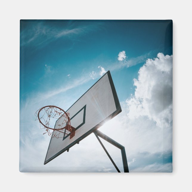 Hübsches Basketballdesign Magnet (Vorne)