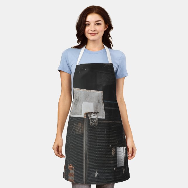 Hübsches Basketballdesign Schürze (Getragen)