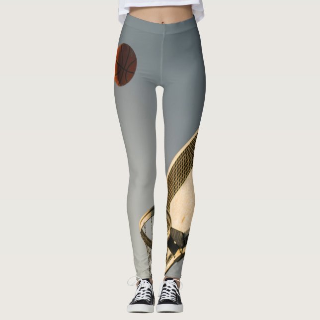 Hübsches Basketballgeschenk Leggings (Vorderseite)