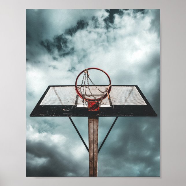 Hübsches Basketballgeschenk Poster (Vorne)