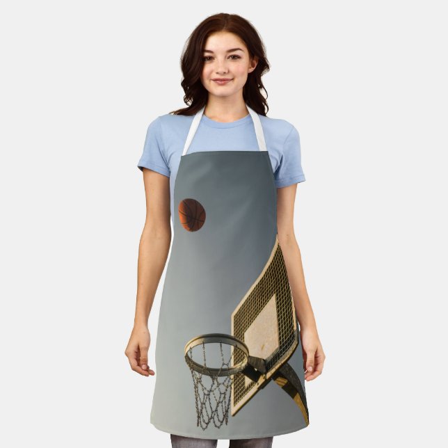 Hübsches Basketballgeschenk Schürze (Getragen)