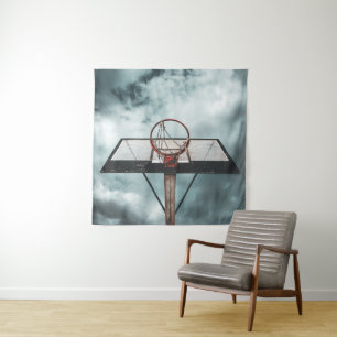 Hübsches Basketballgeschenk Wandteppich