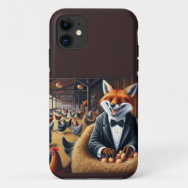 Hübsches Bauernhaus Art Fox in Hen House Stealing Case-Mate iPhone Hülle