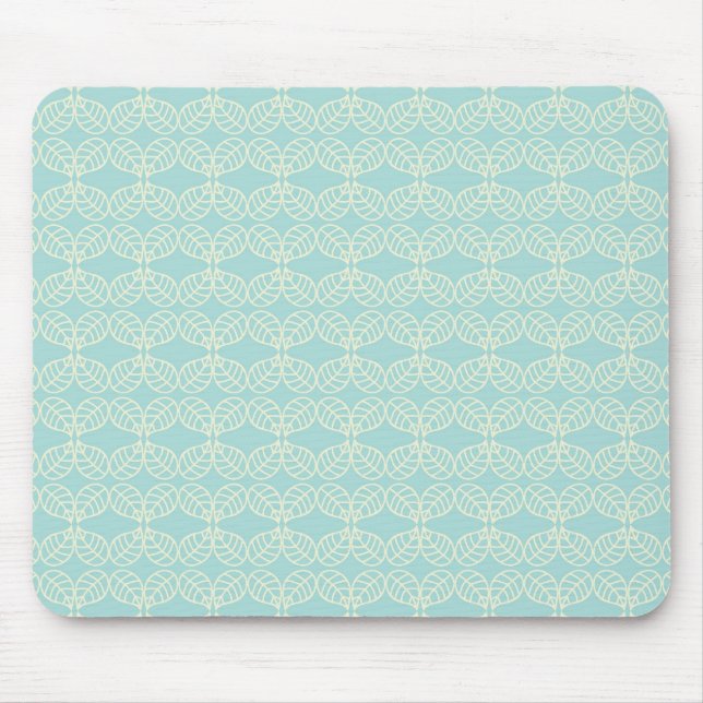 Hübsches blasses Aqua Mousepad (Vorne)