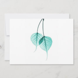 Hübsches Blatt Einladung