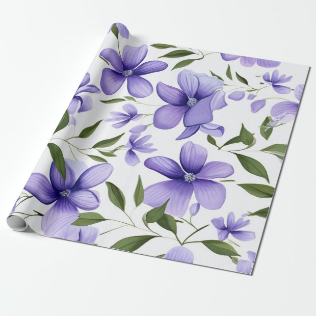Hübsches Blau Geschenkpapier (Ungerollt)