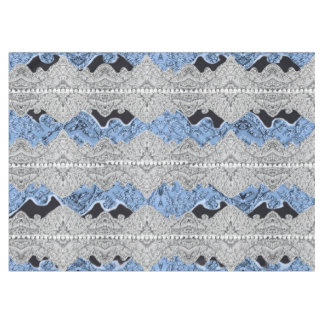 Hübsches Blau Grau Tischdecke