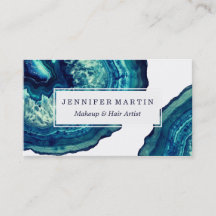 Hübsches Blau und Aquamariner Agate Geode Stone au