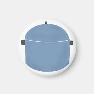 Hübsches blaues Kochgeschirr-Geschenk für den Heim Magnet