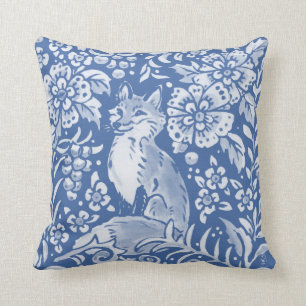 Hübsches Blauwald-Flora-Naturwald Kissen