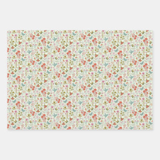 Hübsches Bluebirds Packpapier Geschenkpapier Set