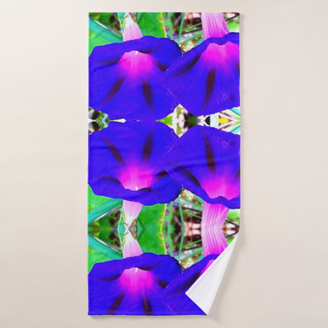 Hübsches Blumenbad-Tuch-Set Badhandtuch Set (Badehandtuch)