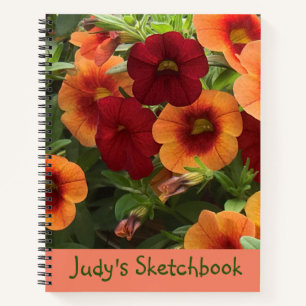 Hübsches Blumenbuch Notizbuch