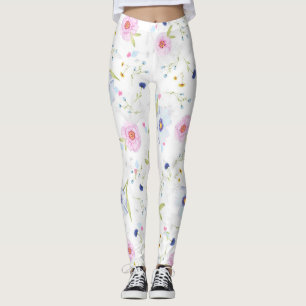 Hübsches Blumenmuster Leggings