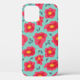 Hübsches Blumenmuster mit hellrosa Peteten Case-Mate iPhone Hülle