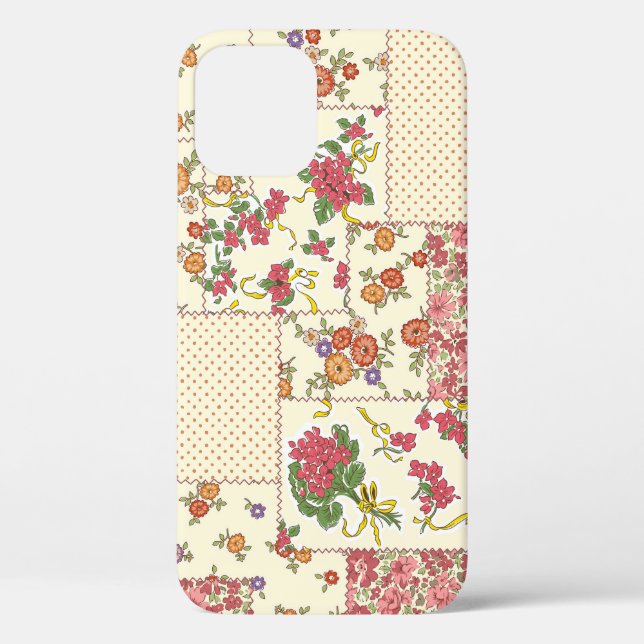 Hübsches Blumenmuster - Nahtloses Design Case-Mate iPhone Hülle (Rückseite)