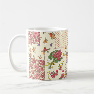 Hübsches Blumenmuster - Nahtloses Design Kaffeetasse