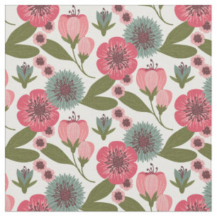Hübsches Blumenmuster Stoff