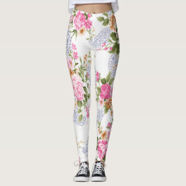 HÜBSCHES Blumenrosa Muster Leggings