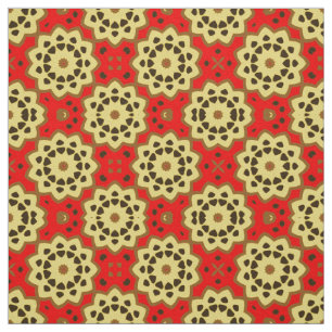 Hübsches Boho Chic Mosaic Geometric-Muster Stoff