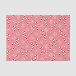 Hübsches Candy Cane Muster rosa Tissue Seidenpapier