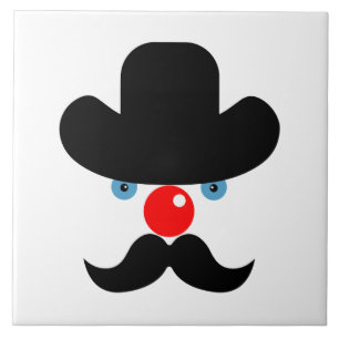Hübsches Clowngesicht Fliese