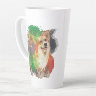 Hübsches Corgi. Milchtasse