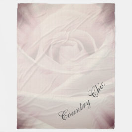 Hübsches Country Chic Design Fleecedecke