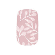 Hübsches, cremefarbenes Leaf-Muster