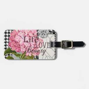 Hübsches Design im Muster Damask Gepäckanhänger