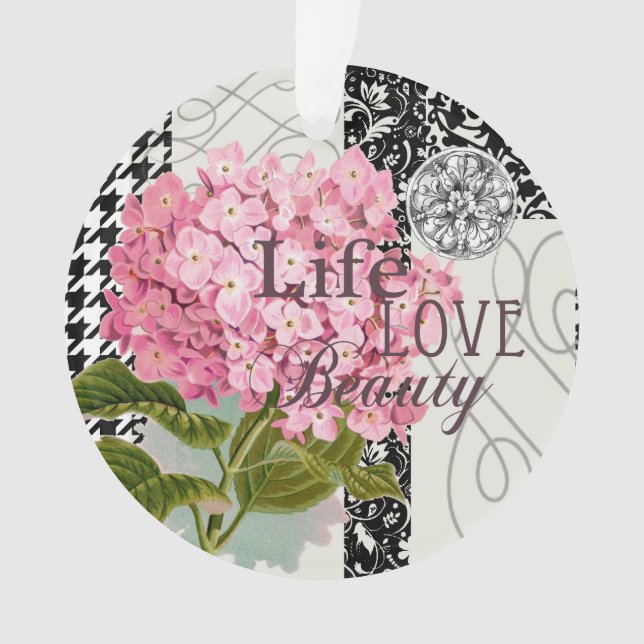 Hübsches Design im Muster Damask Ornament (Vorderseite)