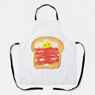 Hübsches Ei im Bacon Toast Bed T - Shirt - Food Br Schürze