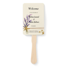 hübsches einfaches Hochzeitsprogramm für Seesterne