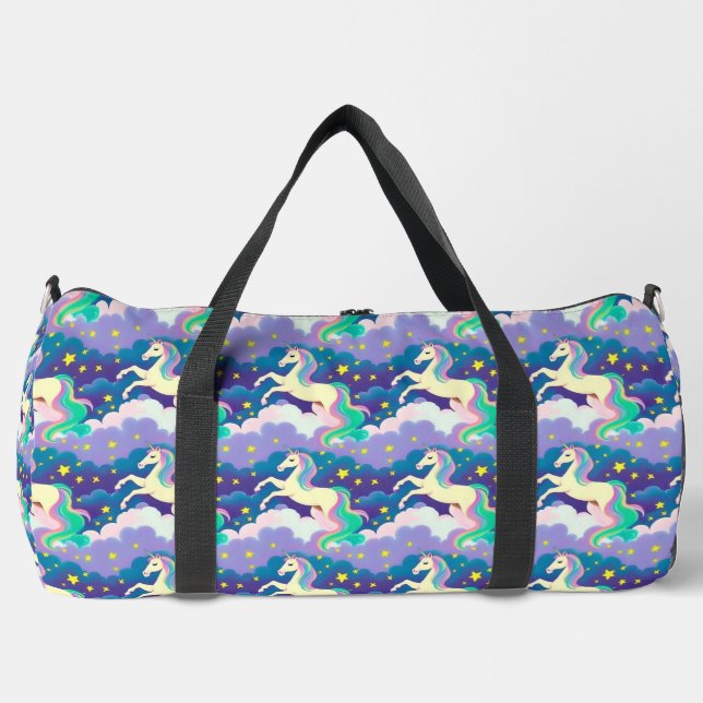 Hübsches Einhorn Duffle Bag (Vorderseite)
