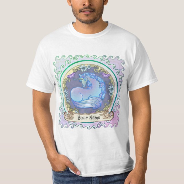 Hübsches Einhorn T-Shirt (Vorderseite)