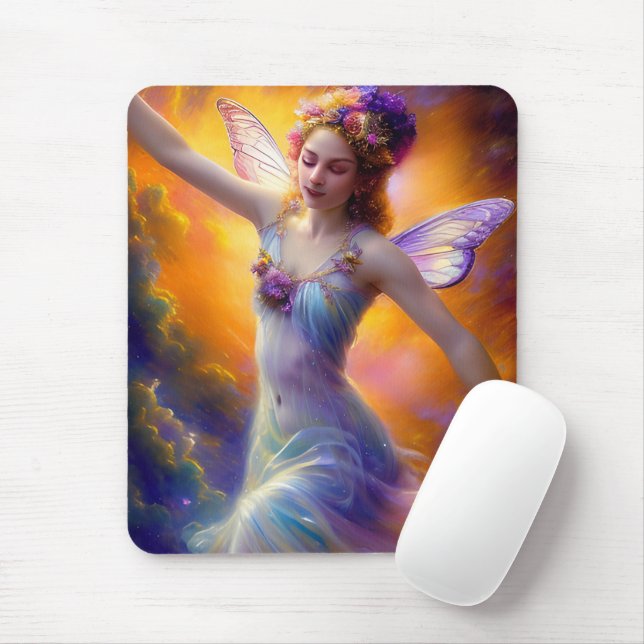 Hübsches Fairy Tanzen im Wind Mousepad (Mit Mouse)